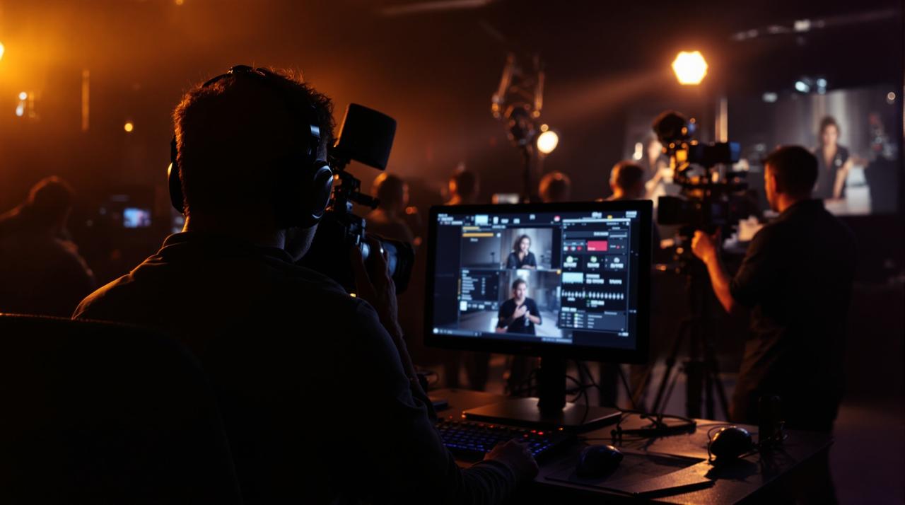 老a影视电影制片厂全景背景